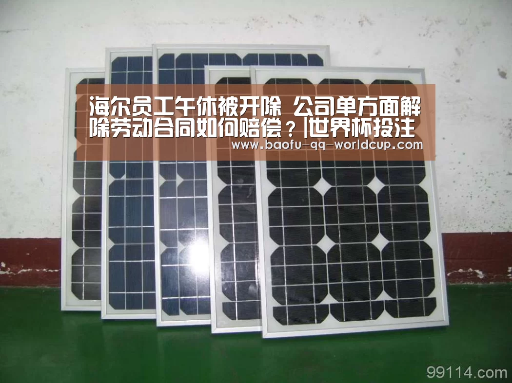海尔员工午休被开除 公司单方面解除劳动合同如何赔偿?|世界杯投注(图3) 世界杯外围买球