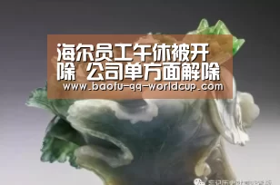 海尔员工午休被开除 公司单方面解除劳动合同如何赔偿?|世界杯投注(图1) 世界杯投注