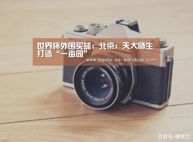 世界杯外围买球:北京:天大师生打造“一亩园”(图1) 世界杯外围买球