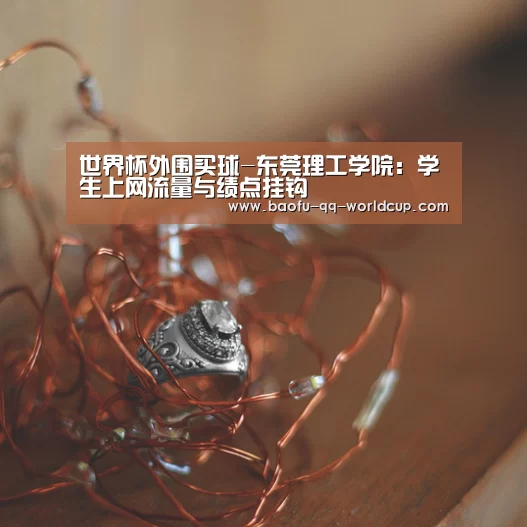 世界杯外围买球-东莞理工学院:学生上网流量与绩点挂钩(图1) 世界杯外围买球